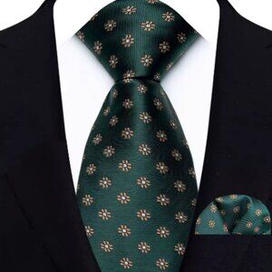 Men's Necktie with Handkerchief